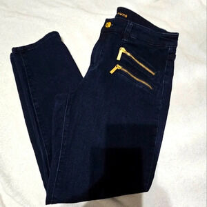 Michael kors overdyed indigo basics skinny denim jeggings size 10